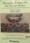 rainbow braid tube belt